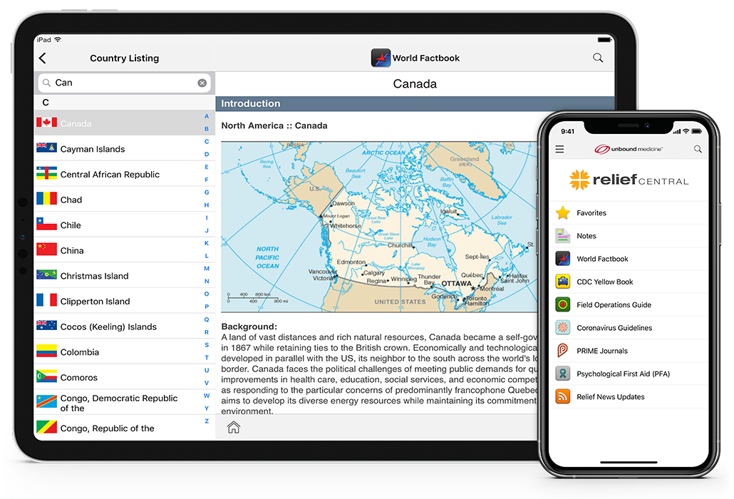 Relief Central iOS iPhone iPad Android