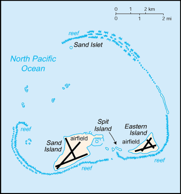 north pacific ocean map with islands