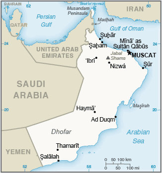 Neighboring Countries Of Oman Oman | World Factbook