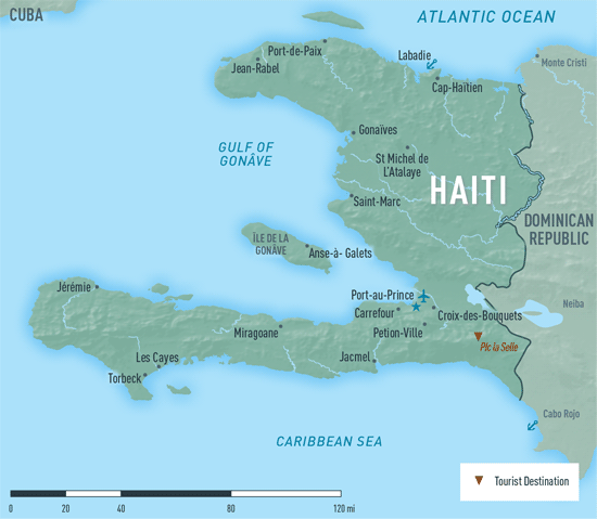 Map 10-8. Haiti destination map
